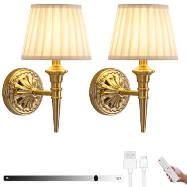 Imagem de Luminária de parede LED Terra com controle remoto, dimerizável, redonda, para ambientes internos, ideal para quarto infantil, com interruptor e cabo de alimentação. Perfeita para cabeceira,