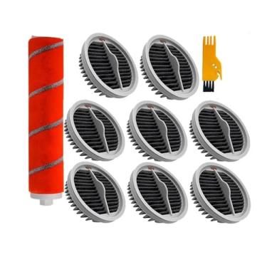 Imagem de Kit de substituição da escova principal + filtro HEPA, compatível com o aspirador de pó portátil sem fio Xiaomi Roidmi NEX X20 X30 S2 F8 Pro.(Set J)