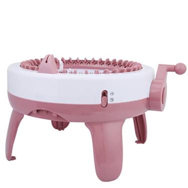 Imagem de Cosiki Máquina de Costura de tricô Manual de Plástico Compacta Ferramenta de Tecelagem Rápida para Crianças Cachecol Chapéu Tecido Meia Artesanato Faça você Mesmo