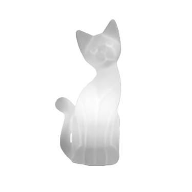 Imagem de Luminária Gato Decorativa Bivolt – Iluminação Suave e Aconchegante para Quarto, Escritório e Espaço de Leitura