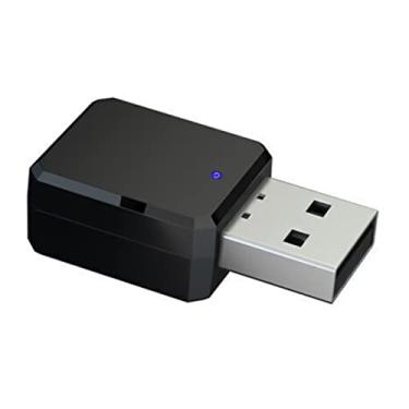 Imagem de ZEZEFUFU Adaptador receptor transmissor de áudio sem fio USB Bluetooth 5.1 para TV, PC, carro, alto-falante AUX