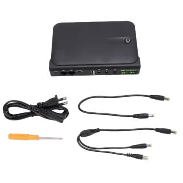 Imagem de LiebeWH Mini UPS Bateria Backup 36W DC LAN POE Saída USB Fonte de Alimentação Ininterrupta para Modem de Câmera Roteador (Plugue dos EUA)