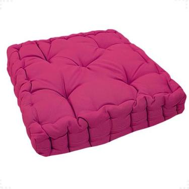 Imagem de Almofada Futon Turco Quadrada Alta Cheia Sala Sofá Poltrona Cadeira Ba