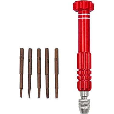 Imagem de Conjunto de chaves de fenda multifuncionais 5 em 1, pequeno bolso magnético de precisão, mini conjunto de chaves de fenda para óculos, relógio, smartphone, tablet, kit de ferramentas de reparo de