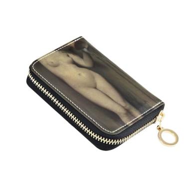 Imagem de Carteira feminina Jean Auguste Dominique Ingres Source com zíper e porta-cartões com chaveiro