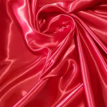 Imagem de Toalha de mesa de cetim 4, 6 e 8 lugares Festa Aniversário Casamento Igreja(VERMELHO,2.0 X 1,45)