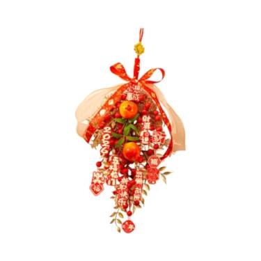 Imagem de MotiveTech Decoração de Ano Chinês para Pendurar Na Entrada, Placa Decorativa para Festa, Enfeite para Parede de Fundo Do Festival Da Primavera, Style C, Tamanho real