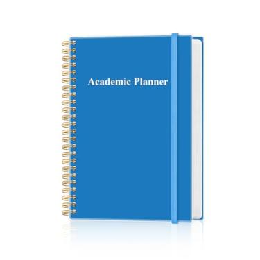 Imagem de Agenda acadêmica para 2026 ou a qualquer momento – 14,7 x 21,6 cm, planejador semanal sem data para estudantes de ensino doméstico, ensino médio, faculdade e enfermagem, 200 páginas, azul