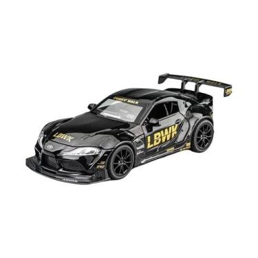 Imagem de Modelo De Carro De Corrida Toyota SUPRA Escala 1:22 Brinquedo De Liga 