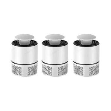 Imagem de Lâmpada Mosquiteira Fotocatalítica LED USB Preta E Branca Para Uso Int