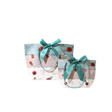 Imagem de Bolsa de presente de Ano Novo Chinês com alça de cartolina para festa, 10 unidades