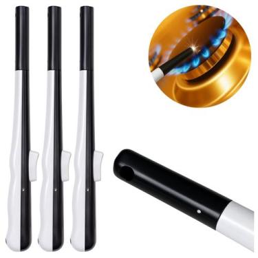 Imagem de 3 Acendedores de Fogão Manual Faisca Pedra C/ Botão 23cm - Cascavel