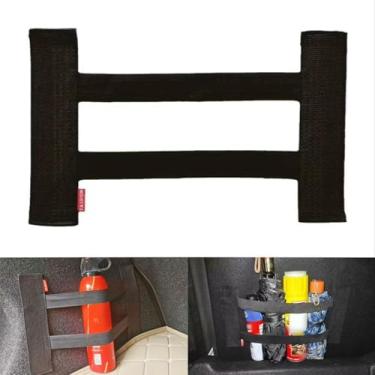 Imagem de Correias organizadoras de porta-malas de carro - Correias organizadoras de armazenamento de carro, acessórios de carro | Organizador de porta-malas resistente, o porta-malas desordenado mantém os