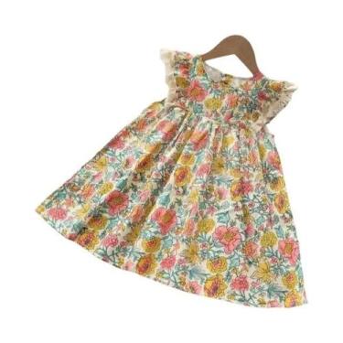 Imagem de Vestido De Princesa Sem Mangas Com Pregas Para Meninas, Roupas Casuais