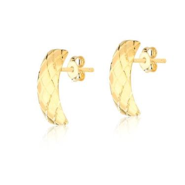 Imagem de Brinco Ouro 18k 750 Diamantado - Paulistana Joias