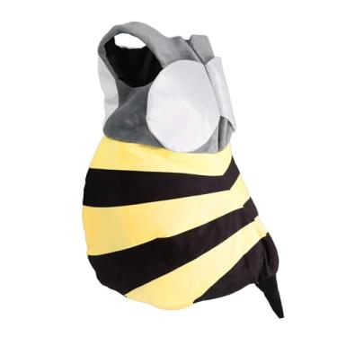 Imagem de POCREATION Fantasia de Abelha Bumble, Roupa Engraçada de Abelha Vestível Com Zíper e Enchimento de Algodão Removível para Fantasias de Cosplay, (Crianças (30-40 cm/11,81-15,75 pol., 7 cm/2,8 pol. de