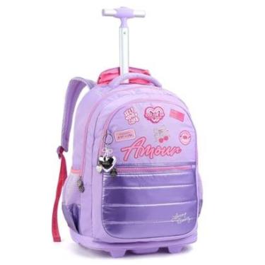 Imagem de Mochila de Rodinha Feminina Bolso para Notebook Lorena-Feminino