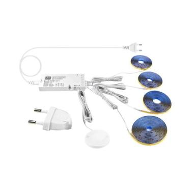 Imagem de Fita LED COB De Madeira Penetrável Branca Quente Neutra 320 LEDs/m Com