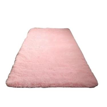 Imagem de Tapete Passadeira 2,00 X 0,60 Mt Sala e Quarto para Sala e Quarto, Fácil de Limpar e Durável, Adapta-se a Residências Brasileiras com Estilos Modernos ou Clássicos(Rosa Bebe)