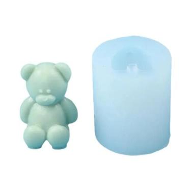 Imagem de Molde De Silicone Para Velas Em Forma De Urso, Artesanato De Sabonete 