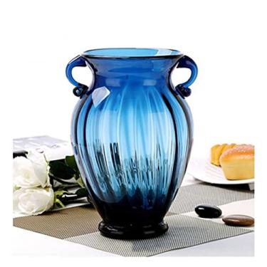 Imagem de Vaso de vidro moderno, decoração de casa, decoração de quarto, vaso de flores de cristal, planta hidropônica moderna, estilo europeu fresco para decoração de casamento centros de mesa (grande)