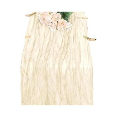 Imagem de Caminho De Mesa Em Tecido De Algodão Boho Burgundy Para Decorações De 