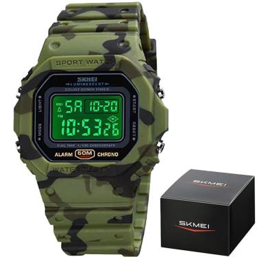 Imagem de Relógio Masculino Skmei 1628 Á Prova D'água 50m Digital Shock Esporte-Masculino