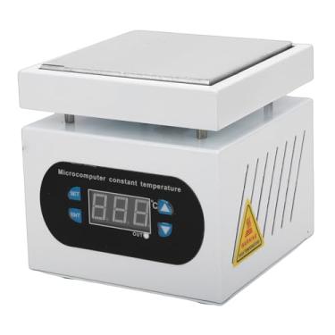 Imagem de Asixxsix Placa Quente de Solda, Estação de Solda Elétrica de Pré-Aquecimento para Microcomputador de Placa de 350 W 100 X 100 Mm para Aquecimento de Precisão de Laboratório (Plugue UE 800W)