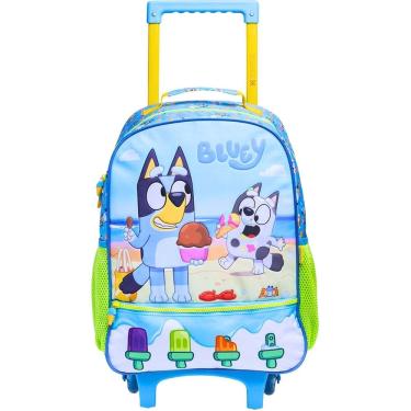 Imagem de Mochila Escolar Infantil com Rodinha Bluey X 40 cm Xeryus