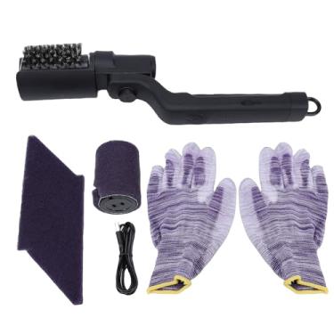 Imagem de Aqur2020 Escova Elétrica Recarregável USB para Churrasqueira, Limpador de Churrasco Alimentado por Bateria de 2600mAh, Portátil para Remoção de Graxa de Churrasqueira, Ferramenta de