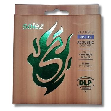 Imagem de Encordoamento Violão Aço Solez .013 Fósforo Bronze Slapb13