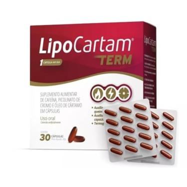Imagem de Lipocartam Term cafeina+cromo+cartamo C/30 Caps Gel - Kress