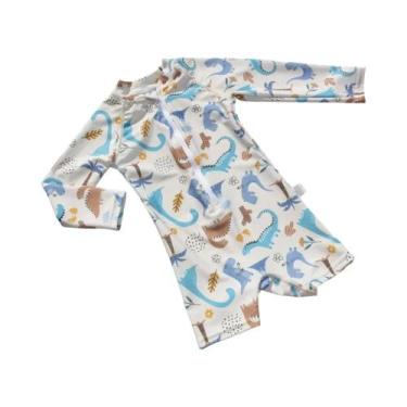 Imagem de Maiô De Secagem Rápida Para Meninos E Meninas EezKoala Com Protetor So