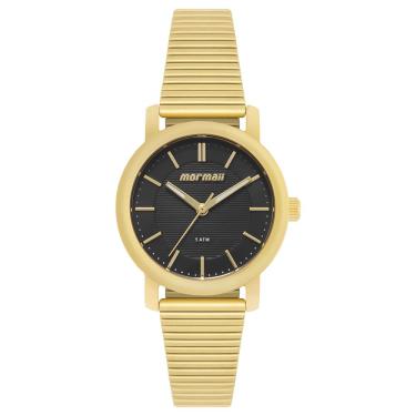 Imagem de Relógio Mormaii Feminino Ref: Mo2036jy/1p Casual Aço Dourado