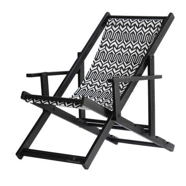 Imagem de Espreguiçadeira Preguiçosa Dobrável Black Cb-retro