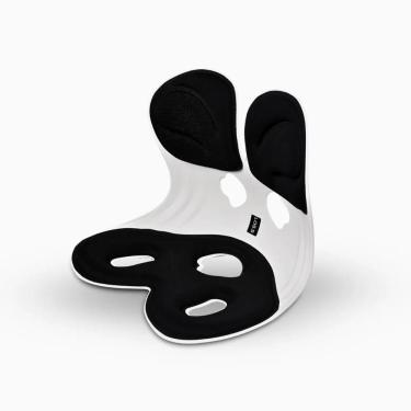 Imagem de Almofada De Apoio Lombar Cadeira Correção De Coluna G - Preto