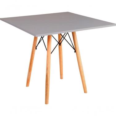 Imagem de Mesa Eames Eiffel Quadrada 100 Cm - Cinza