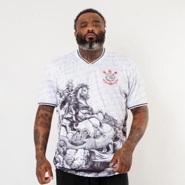 Imagem de Camiseta Quebrada Large Sublimada São Jorge Corinthians-Masculino