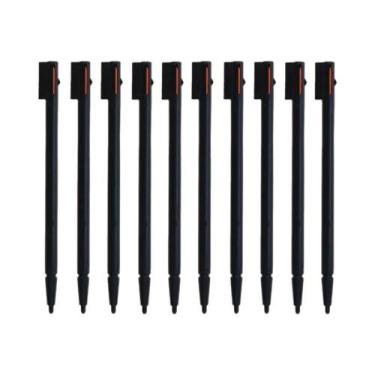 Imagem de 10 Canetas Stylus Telescópicas De Metal Para 2DS 3DS New 2DS LL XL 3DS