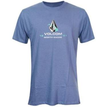 Imagem de CAMISETA VOLCOM SILK IMPRINT NORTH SHORE AZUL ESCURO MASC-Masculino