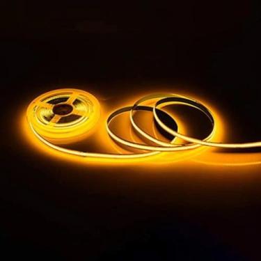 Imagem de Fita Led COB Colorida Super Led 5 Metros 320 Leds/Metro 12v IP20 Alto 