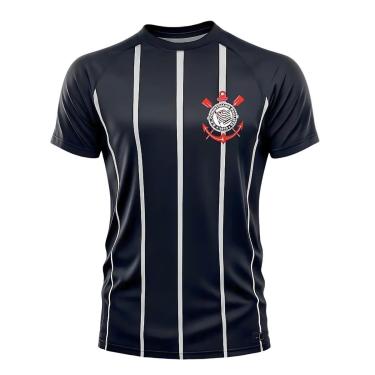 Imagem de Camisa Infantil Listrada Corinthians Reglan Dry 2026-Unissex