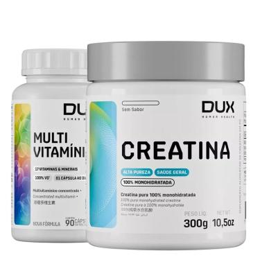 Imagem de Combo Dux Human Health Creatina 300g + Multivitamínico 90 Caps-Unissex