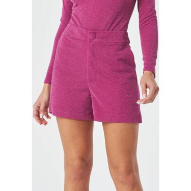 Imagem de Shorts PKS Lurex Rosa Pink-M-Feminino