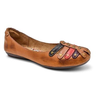 Imagem de Sapatilha Feminina Couro Dia a Dia