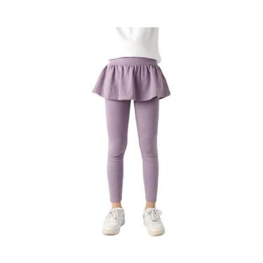 Imagem de Leggings De Algodão Para Meninas Grandes, Alta Elasticidade, Calças De