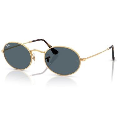 Imagem de Óculos de Sol Ray Ban Oval Dourado RB3547N 001R5-51-Unissex
