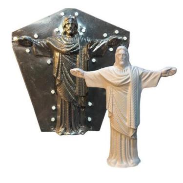 Imagem de Forma do Cristo - Molde em ABS para Gesso e Cimento - atacadão das for