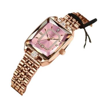 Imagem de Relógio De Quartzo Feminino À Prova D'água Em Aço Inoxidável POEDAGAR,