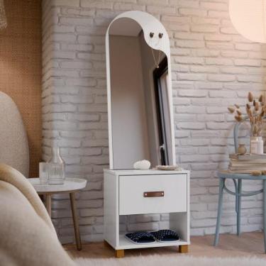 Imagem de Toucador Organic Cor: Branco - EJ MÓVEIS, Branco